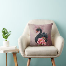 Um toque de rosa e brilho de cisne.