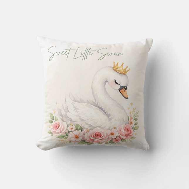 Almofada Um Travesseiro Cisne Doce (Frente)