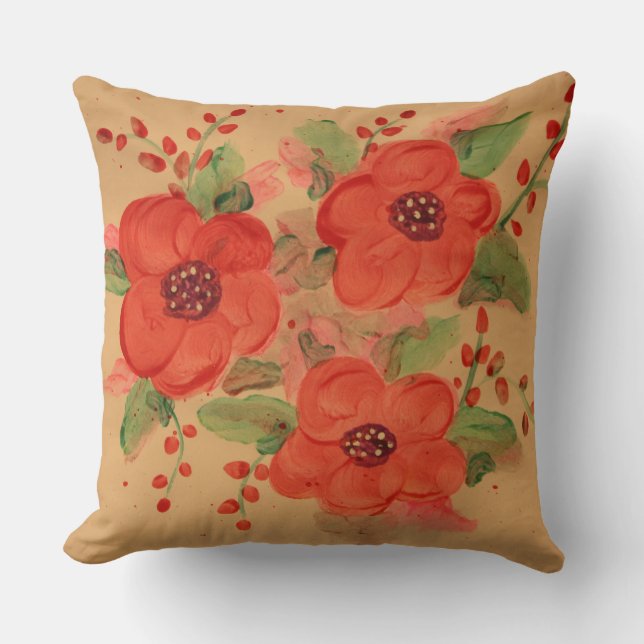 Almofada Um Travesseiro Vermelho Incrível (Frente)