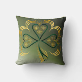 Almofada Um trevo brilhante grande