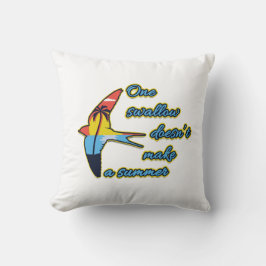 Almofada Uma andorinha não faz um verão