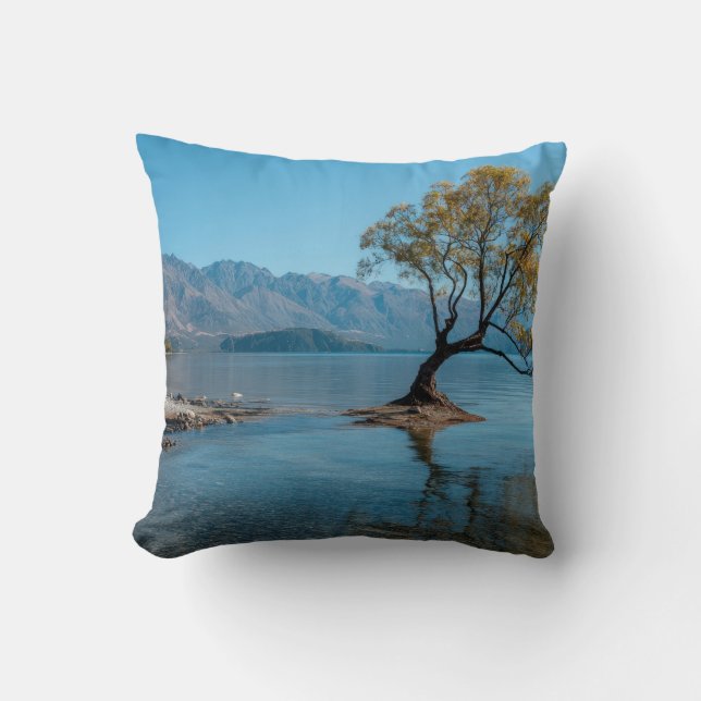 Almofada Uma Árvore em um Lago (Frente)