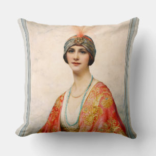 Almofada Uma Beleza no Figurino Oriental por William Wontne