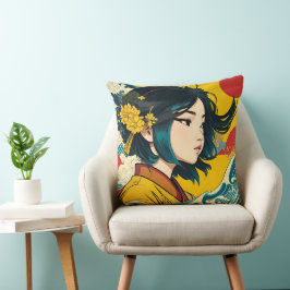 Almofada Uma vietnamita no Sangue do Cheio