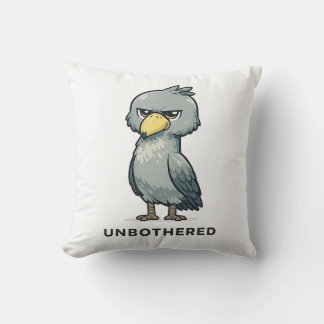 Almofada Unbothered Shoebill Bird Minimalist Funny Design