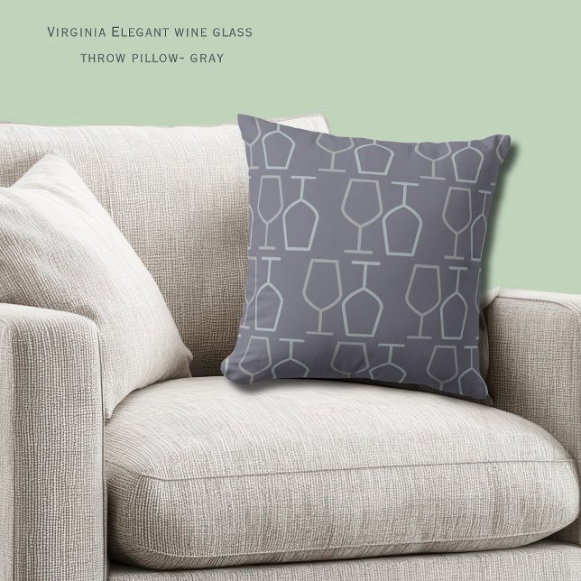 Almofada Uncork & Relax | Virginia Wine Lover Throw Pillow (Criador carregado)