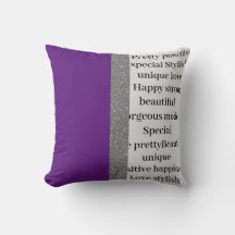 almofada única e na moda