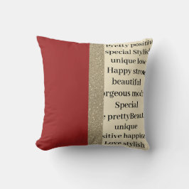 almofada única e na moda