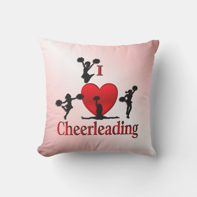Almofada Único I Heart Cheerhead (Frente)