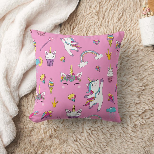 Almofada Unicorn Fan Club - Pink (Cobertor)
