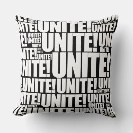 Almofada UNIDADE Branca e Negra! Padrão de repetição de tip