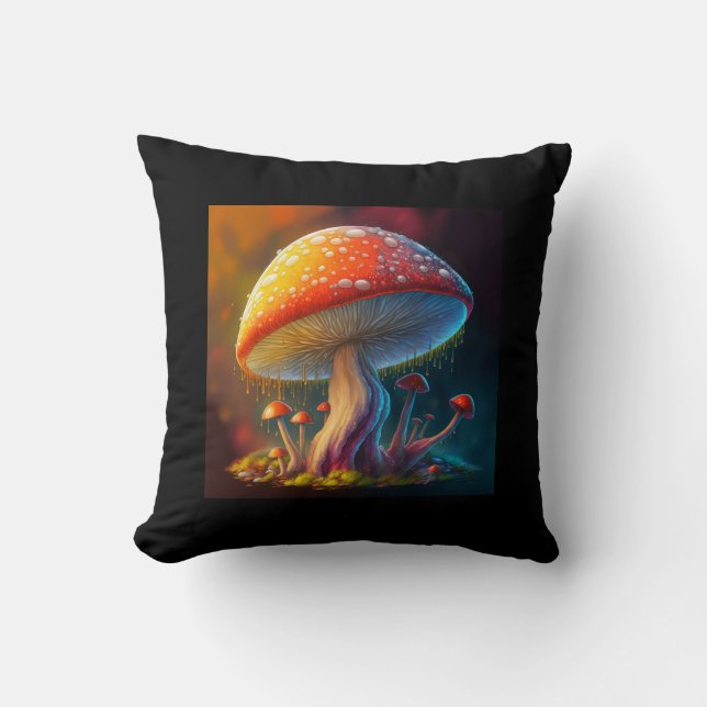 Almofada Unidade de Travesseiro decorativo Amanita Muscaria (Frente)