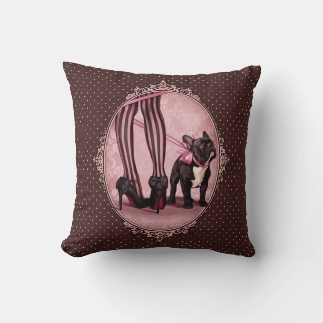 Almofada Unido ao meu Buldogue Francês (Frente)