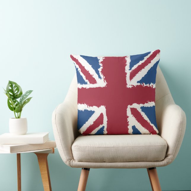 Almofada Union Jack Flag Art de Heva Weva (Cadeira)