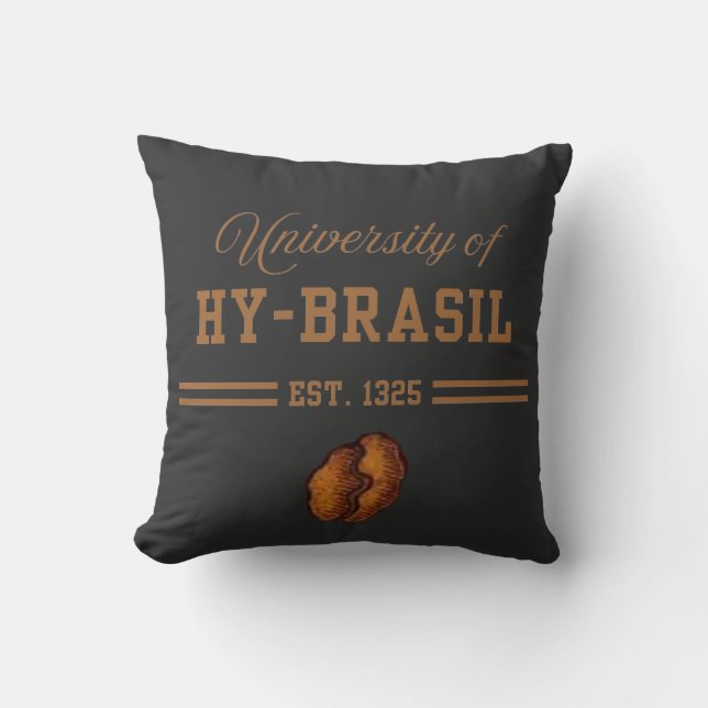 Almofada Universidade de Hy-Brasil, Est. 1325 (Frente)