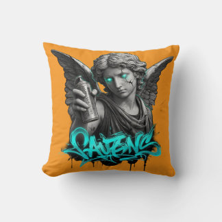 Almofada Urban Angel Graffiti Cushion – Broken Statue Stree