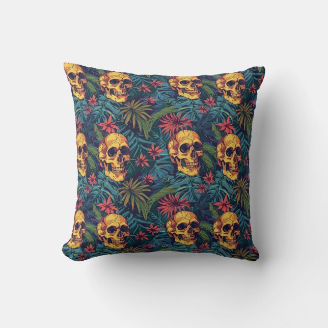 Almofada Urban Art Skull Pillow Design A49 (Frente)