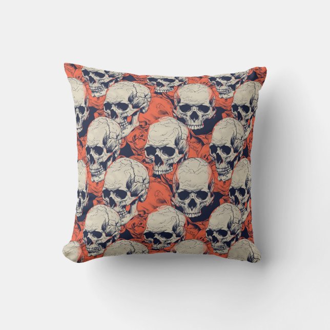 Almofada Urban Art Skull Pillow Design, cojin B19 (Frente)