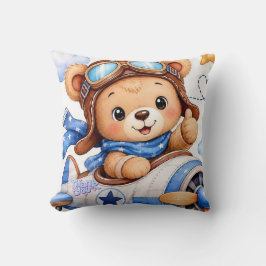 Almofada Ursa de pelúcia de desenho animado fofo piloto Avi