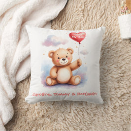 Almofada Ursinho de Aguarela Mamãe