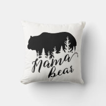 Urso de Mama Flannel Branco e Negro