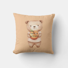 Almofada Urso Doce Como Pêssego