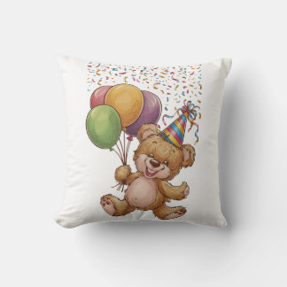 Almofada urso engraçado