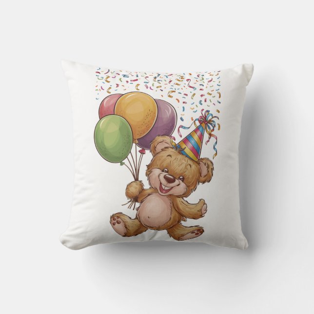 Almofada urso engraçado (Frente)