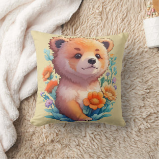Almofada Urso Floral