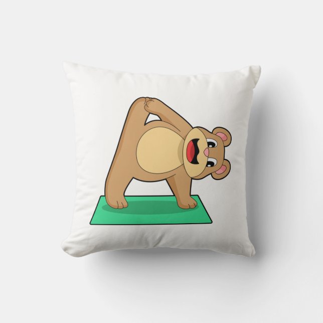 Almofada Urso na Malhação de Yoga (Frente)