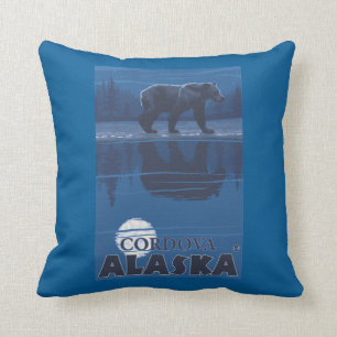 Almofada Urso no luar - Cordova, Alaska