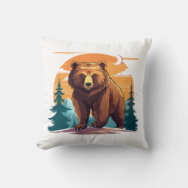 Almofada Urso pardo (Frente)