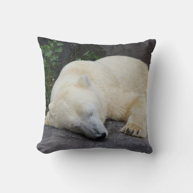 Almofada Urso Polar Dormindo (Frente)