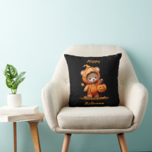 Urso Teddy de Corte de Papel de Halloween Fofo