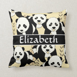 Almofada Ursos de panda gráficos para personalizar