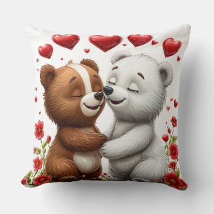 Almofada Ursos de pelúcia com amor