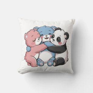 Almofada Ursos de Teddy Bonitos com Panda