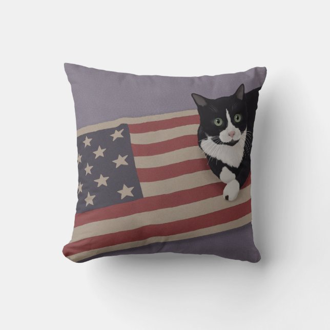 Almofada USA Cat (Frente)