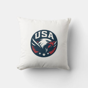 Almofada USA Eagle Roundel — Agressivo Emblem Esportivo