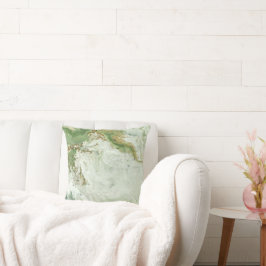 ALMOFADA USHION ABSTRATO MARBLE LUXE SAGE