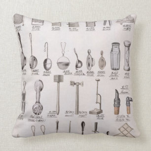 Almofada Utensílios da cozinha, de um catálogo de comérc