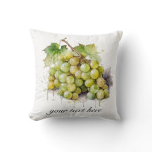 Uvas de aquarela, personalizadas