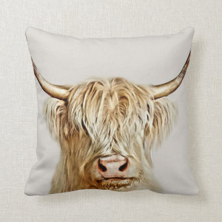 Almofada Vaca Albino Highland