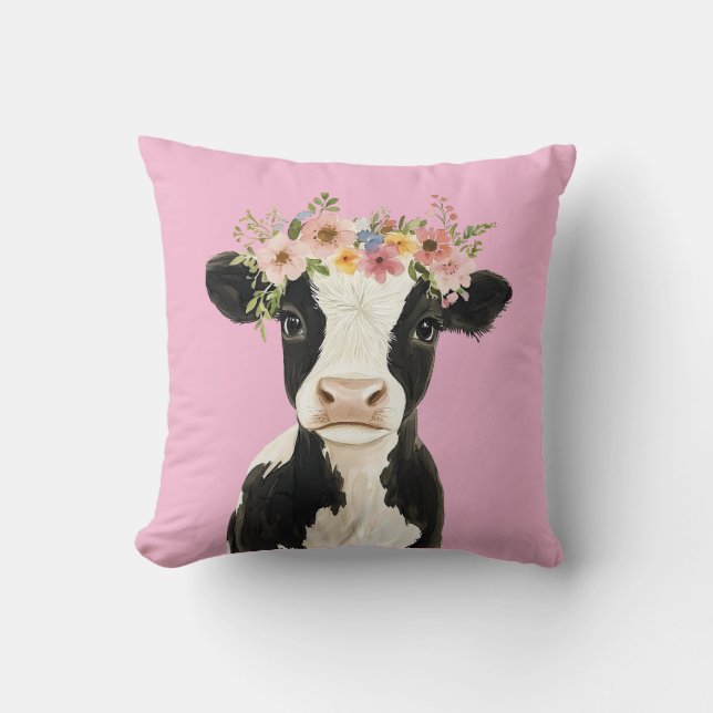 Almofada Vaca Bebê com Terra (Frente)