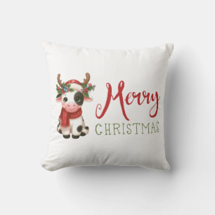 Almofada Vaca doce de Natal feliz