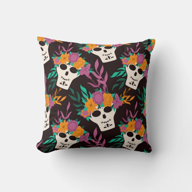 Almofada Vaca Fofa: Padrão Infantil Vintage (Frente)