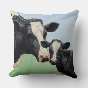 Almofada Vaca Holstein e Vitelo
