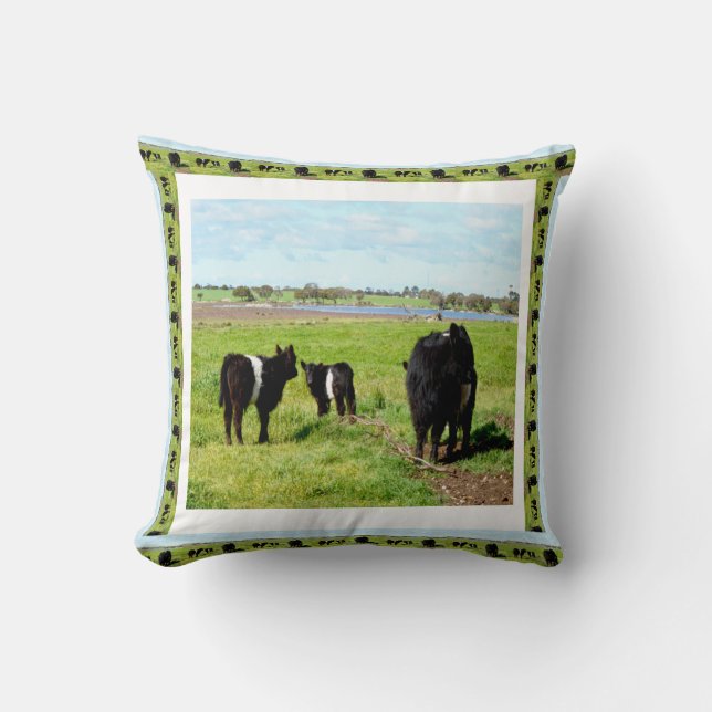 Almofada Vacas Galloway Enquadradas, Cushion (Frente)