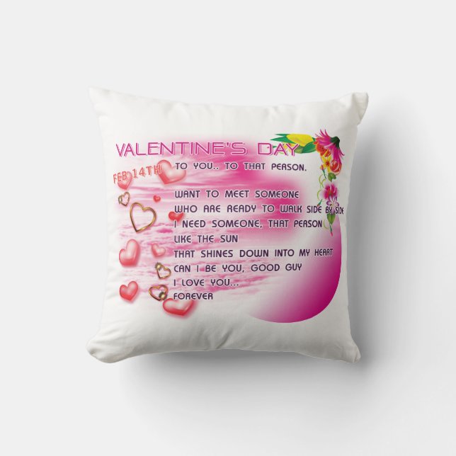 Almofada Valentine 2026 Pillow (Frente)