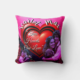 Almofada Valentine’s Day Photo Collage Red Pink Hearts